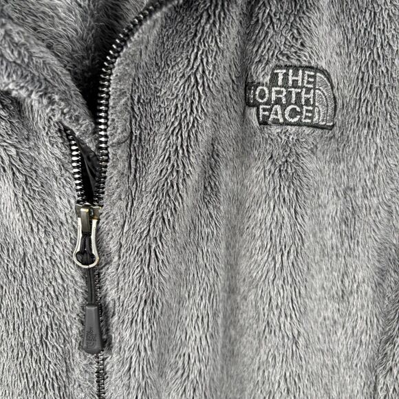 The North Face Sherpa Fluffy Osito Full Zip Jacket Gray M women - Picture 6 of 7